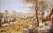 Pieter Brueghel the Younger, Winter Landscape with Bird Trap